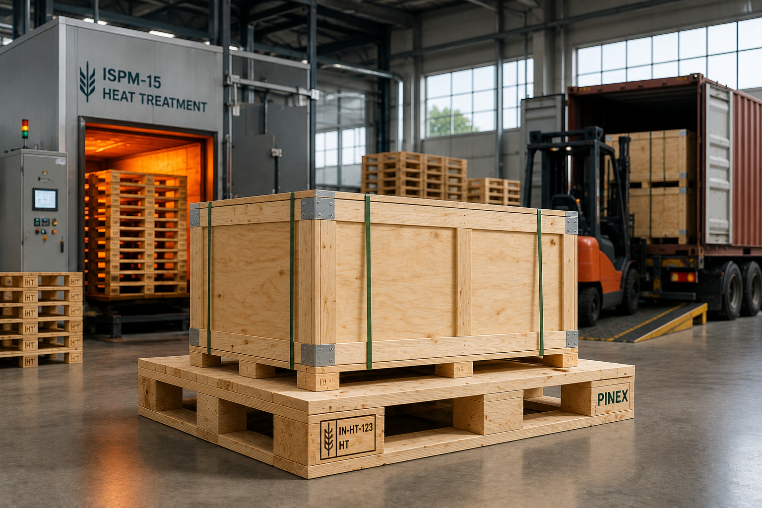 ISPM-15 Heat Treated Pallets